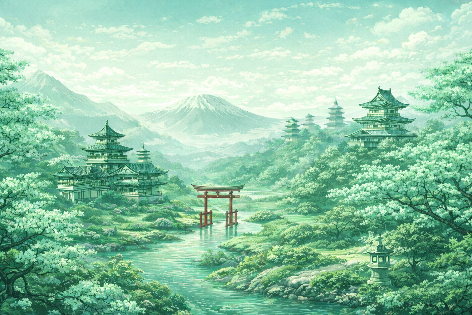 Japanese landscape